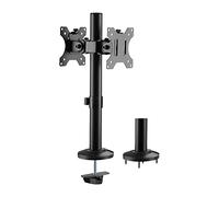 LOGILINK BP0109 - Supporto per monitor, 2 display 17'' - 32'', 52 mm, montaggio su t