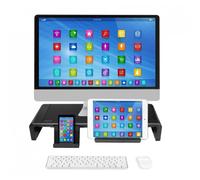 LOGILINK BP0140 - Rialzo monitor laptop regolabile con cassetto e supporti