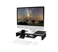 LOGILINK BP0140 - Rialzo ergonomico per monitor, lunghezza 420 - 520 mm