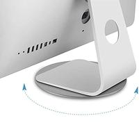 Logilink Base Girevole 360° Antiscivolo per Monitor Tablet Laptop in Allumin