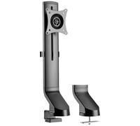 LogiLink BP0161 1 parte Supporto da tavolo per monitor Nero Ruotabile,