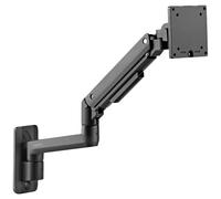 LogiLink Supporto per monitor da 17 a 49" con molla a gas, adatto per monitor Flat & Curved