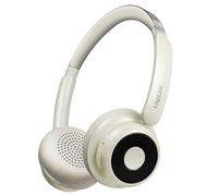 LogiLink BT0072S - Cuffie AuraSolo BT 6.0 con AUX da 3,5 mm, controllo multifunzione, durata della batteria 20 ore, colore: Marrone