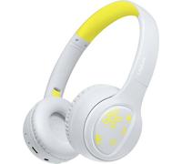 LogiLink BT0073BL On Ear cuffia auricolare Bluetooth, via cavo Azzurro, Giallo