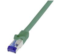 LogiLink C6A015S RJ45 CAT 6a S/FTP 0,25 m verde 1 pezzo