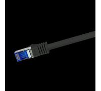 LogiLink C6A023S cavo di rete Nero 0,5 m Cat6a S/FTP [S-STP] (LogiLink C6A023S netv?rkskabel Sort 0,) NEW