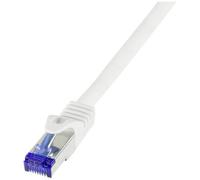 LogiLink C6A081S RJ45 Cavo di rete, cavo patch CAT 6A S/FTP 7.50 m Bianco 1 pz