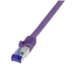 LogiLink C6A099S RJ45 CAT 6A S/FTP 10.00 m Violetto 1 pz.