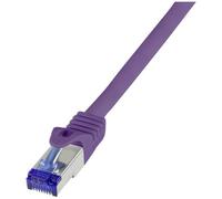 LogiLink C6A109S RJ45 Cavo USB CAT 6A S/FTP 15.00 m Violetto 1 pz.