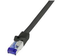 LogiLink C6A123S RJ45 Cavo USB CAT 6A S/FTP 30.00 m Nero 1 pz.