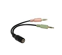 LOGILINK CA0020 CABLE DE AUDIO 0,15 M 3,5MM 2 X 3,5MM NEGRO