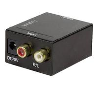 LogiLink CA0102 Toslink / RCA Audio Adattatore Nero