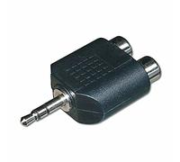 LogiLink CA1001 cavo di interfaccia e adattatore 3.5mm 2 x RCA Nero