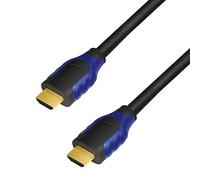 LOGILINK CH0062 - Connettore HDMI A > Connettore HDMI A, 4K a 60 Hz, nero/blu, 2 m