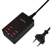 LOGILINK PA0139 - Caricabatterie USB, 32 W, 6x USB-A, 6400mA