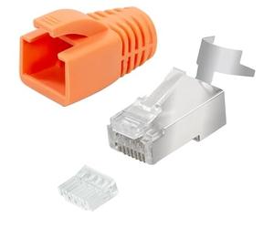Logilink Cat.6A RJ45 - Connettore modulare Cat.6A & Cat.7, confezione da 10