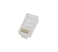 RJ45-Spina modulare CAT 5e Spina, dritto Pole: 8P8C Transparent LogiLink :