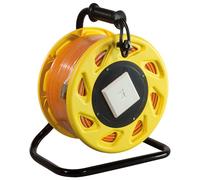 Logilink Cavo Patch Cat6A Plug RJ45 S/FTP LSZH con Avvolgicavo 60m Arancione