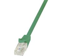 Logilink Cavo Patch EconLine CP2015U CAT6 U/UTP, Lunghezza 0,25 Metri, Verde, 0,25 Metri di Lunghezza