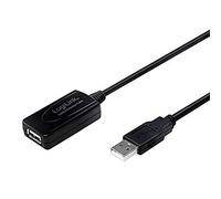 Logilink Cavo ripetitore USB 2.0 da maschio a femmina da 10 m