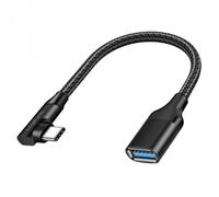 Logilink Cavo USB 3.2 Gen2 OTG USB-C™ Maschio Angolato a USB-A Femmina 0,2 m