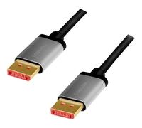 LogiLink CDA0105 DisplayPort AV Cavo [1x DisplayPort - 1x DisplayPort] 2 m Nero