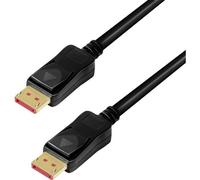 LogiLink CDV0100 DisplayPort AV Cavo [1x DisplayPort - 1x DisplayPort] 10 m Ner