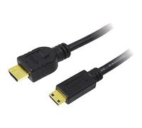 LogiLink CH0022 cavo HDMI 1,5 m HDMI tipo A (Standard) HDMI Type C (Mini) Nero