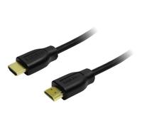 LogiLink CH0038 HDMI Cavo Spina HDMI-A, Spina HDMI-A 3.00 m Nero UHD 4K; Cavo