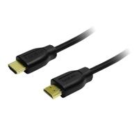LogiLink CH0045 HDMI Cavo Spina HDMI-A, Spina HDMI-A 7.50 m Nero UHD 4K; Cavo