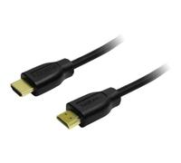 LogiLink CH0045 HDMI Cavo Spina HDMI-A, Spina HDMI-A 7.50 m Nero UHD 4K; Cavo