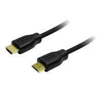 LogiLink CH0053 HDMI Cavo Spina HDMI-A, Spina HDMI-A 10.00 m Nero UHD 4K; Cavo