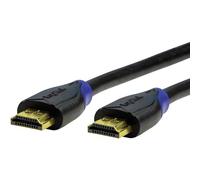 LogiLink CH0065 HDMI Cavo Spina HDMI-A, Spina HDMI-A 7.50 m Nero UHD 4K;, Cana