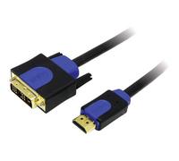 LogiLink CHB3101 DVI / HDMI Cavo adattatore Spina DVI-D 18+1pol., Spina HDMI-A