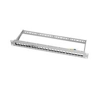 LogiLink compatible Patch Panel - 1U black 24-Port