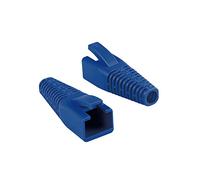 LogiLink Connettore RJ45, connettore Antipiega, accorciabile, 5,5-8,5 mm, Blu, 50 Pezzi