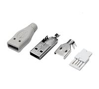 LogiLink Connettore USB Tipo A L Versione a 4 Pezzi UP0001 (4 Pezzi)