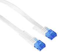 LogiLink CP0136 CAT 5e Patchkabel RJ45-Stecker auf RJ45-Stecker Cat. 5e Flat UTP 3m weiß