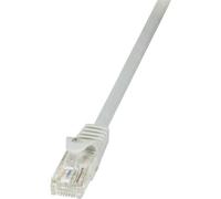 LogiLink CP1102U - Cavo di rete RJ45, CAT 5e U/UTP, 15 m, grigio, 1 pezzo