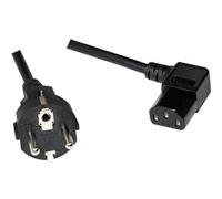 LogiLink CP117 Cavo IEC [1x Spina schuko - 1x Presa IEC C13] 2.00 m Nero