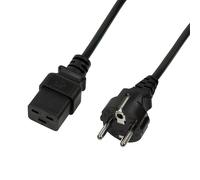 LogiLink CP152 cavo di alimentazione Nero 1,8 m CEE7/7 IEC C19 (CP152) NEW