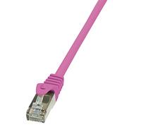 LogiLink CP2099S - Cavo patch CAT6 F/UTP EconLine AWG26, 10 m, colore: Rosa