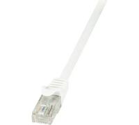 LogiLink CP2111U RJ45 Cavo di rete, cavo patch CAT 6 U/UTP 20.00 m Bianco con