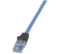 LogiLink CPP010 RJ45 Cavo di rete, cavo patch CAT 6A U/UTP 10 m Blu Ritardante