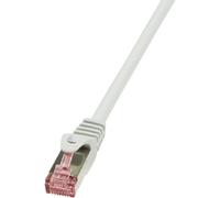 LogiLink CQ2062S CAT6 S/FTP PIMF PrimeLine Patch Cable, 3 Meter Length, Grey, Gr