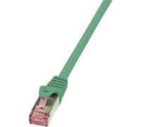 LogiLink CQ2085S RJ45 Cavo di rete, cavo patch CAT 6 S/FTP 7.50 m Verde Ritard