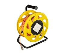 Logilink Cavo Patch Cat6A Plug RJ45 S/FTP LSZH con Avvolgicavo 60m Arancione