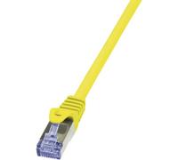 LogiLink CQ3077S RJ45 Cavo di rete, cavo patch CAT 6A S/FTP 5.00 m Giallo Rita