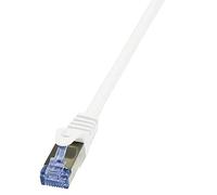 LogiLink CQ3091S RJ45 Cavo di rete, cavo patch CAT 6A S/FTP 10.00 m Bianco Rit