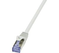 LogiLink CQ3092S RJ45 Cavo di rete, cavo patch CAT 6A S/FTP 10.00 m Grigio Rit